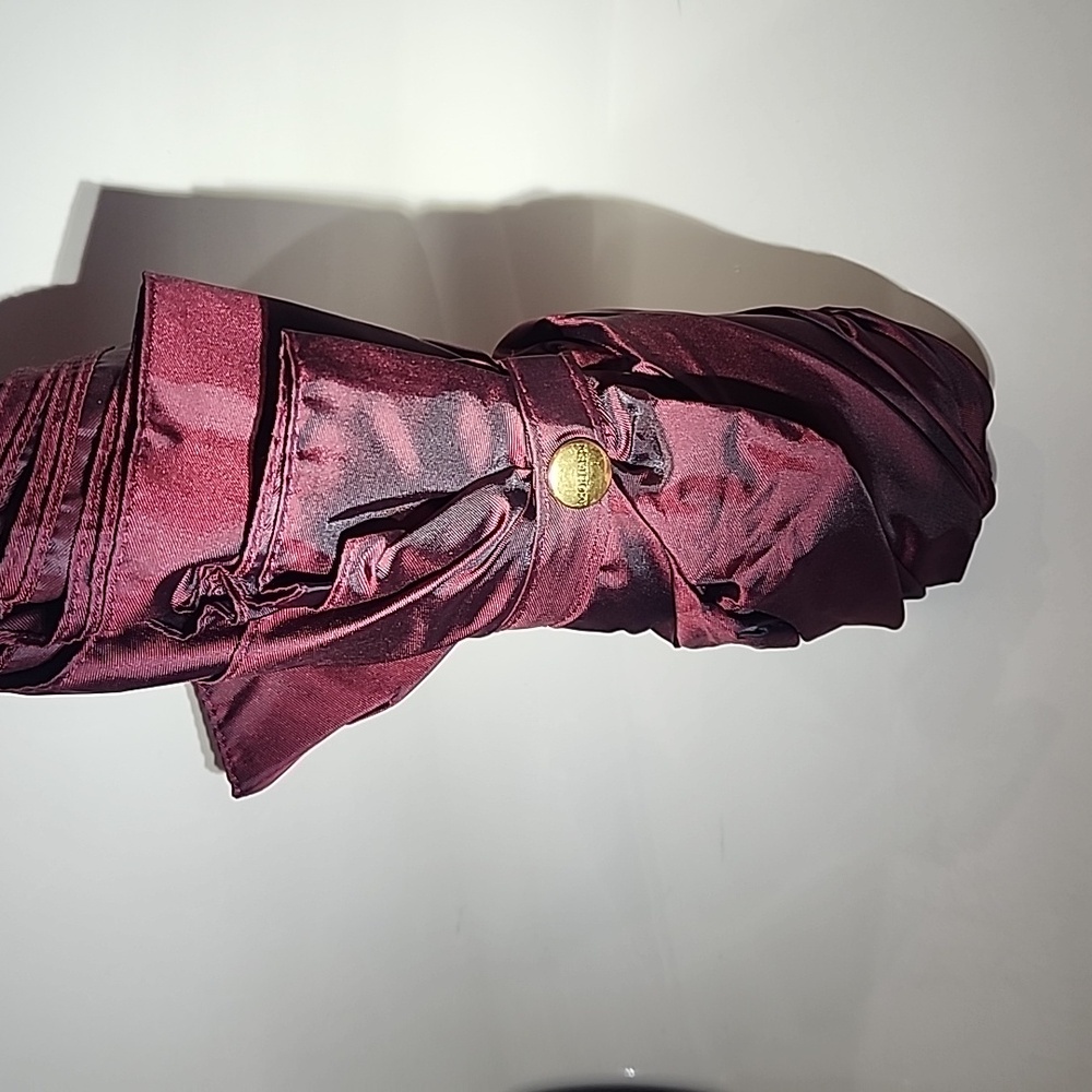Umbrella Alexander McQueen Black Skull Wine Stopper with Burgundy Sleeve - Picture 7 of 16